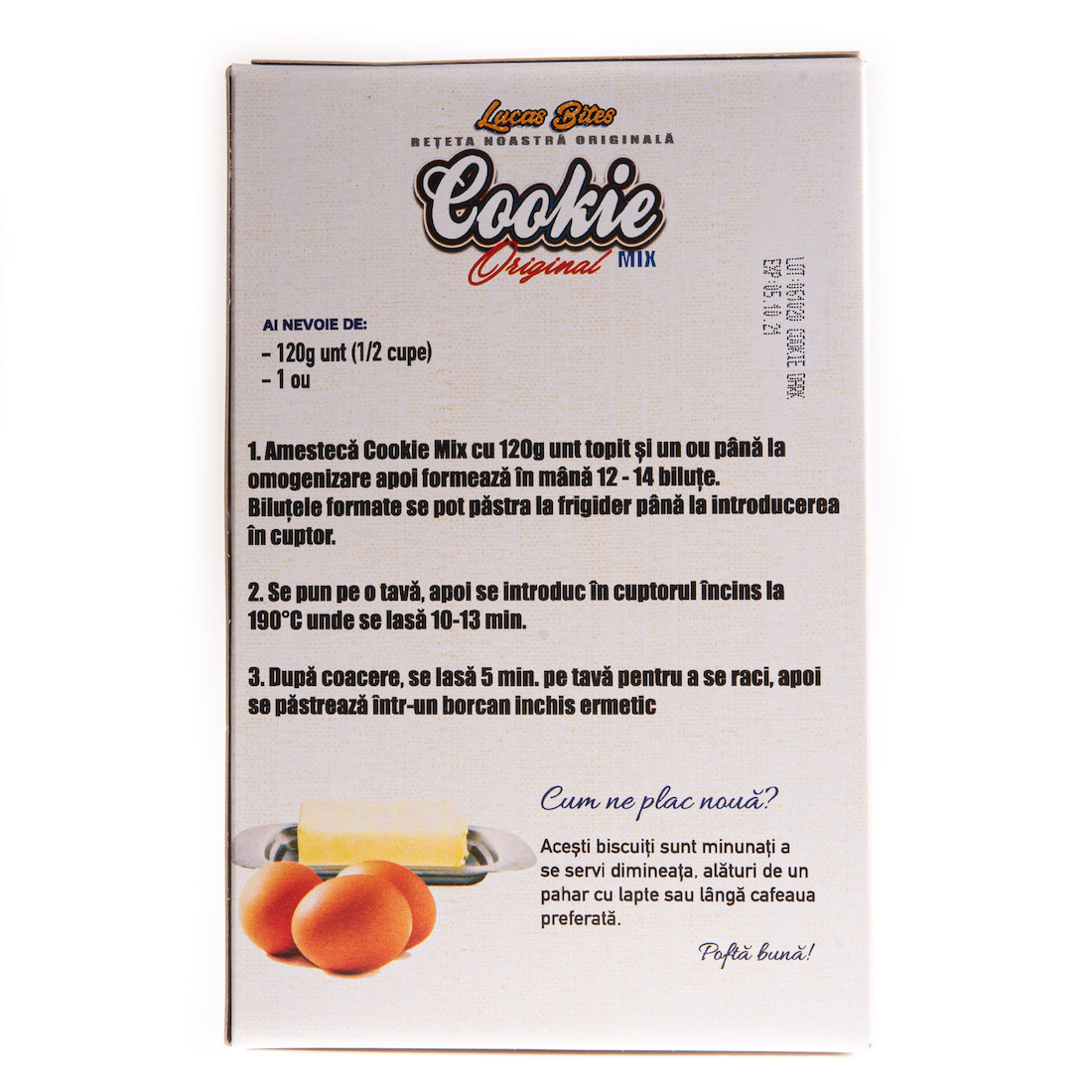 Amestec pt biscuiți cu ciocolată neagră – Cookies Mix – Dark Chocolate Chip 450g